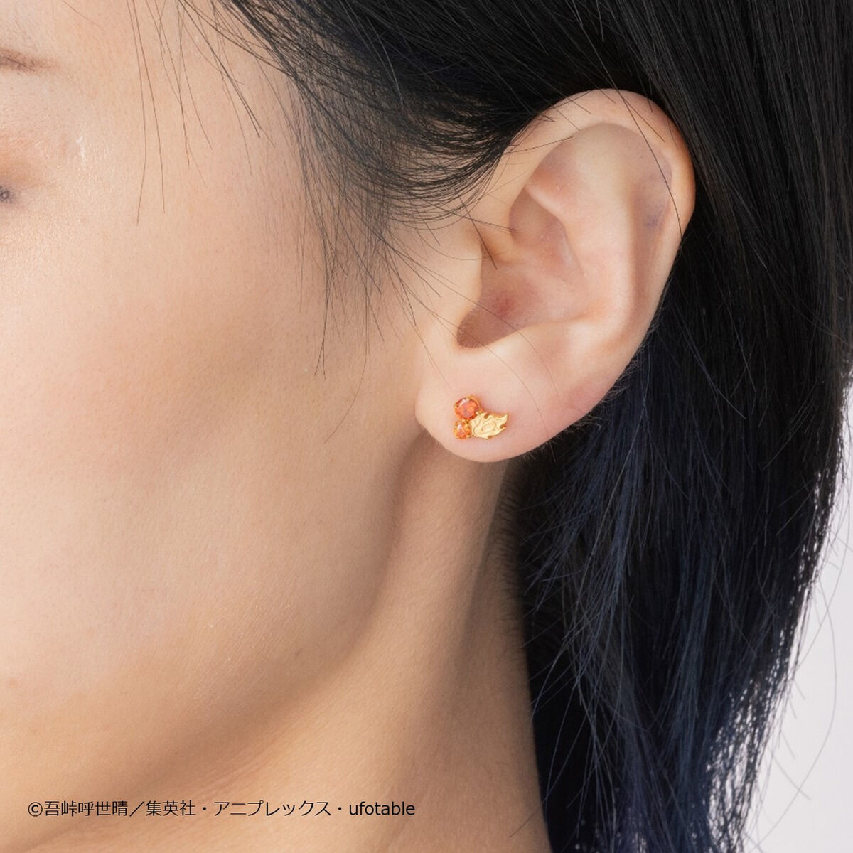 『4年保証』 鬼滅の刃 肆（全2種 イメージイヤーアクセサリー CROWN MATERIAL ピアス