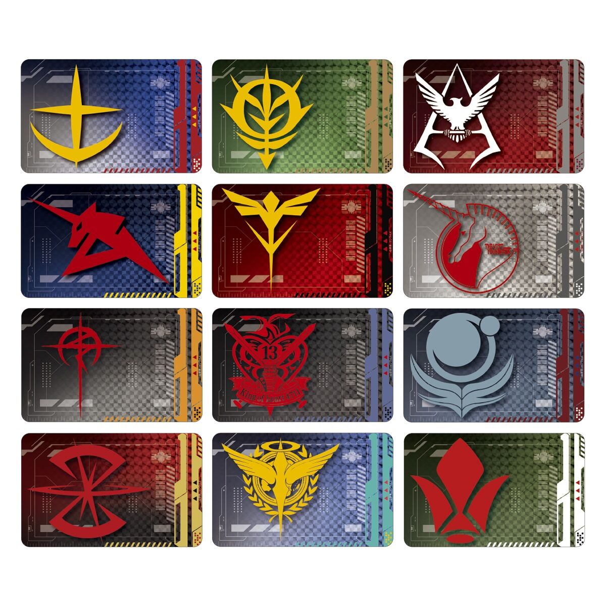 ガンダムシリーズ PIICA＋クリアパスケース 第二弾 クレストシリーズ