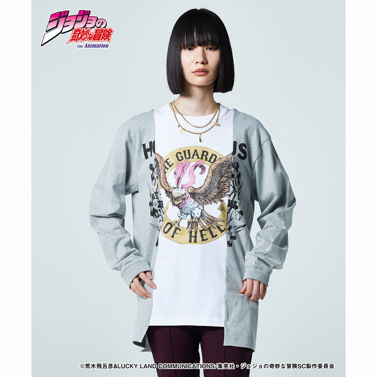 ジョジョの奇妙な冒険【glamb】リメイクロングTシャツ | ジョジョの奇妙な冒険 | アニメグッズ  ・おもちゃならプレミアムバンダイ｜バンダイナムコグループの公式通販サイト