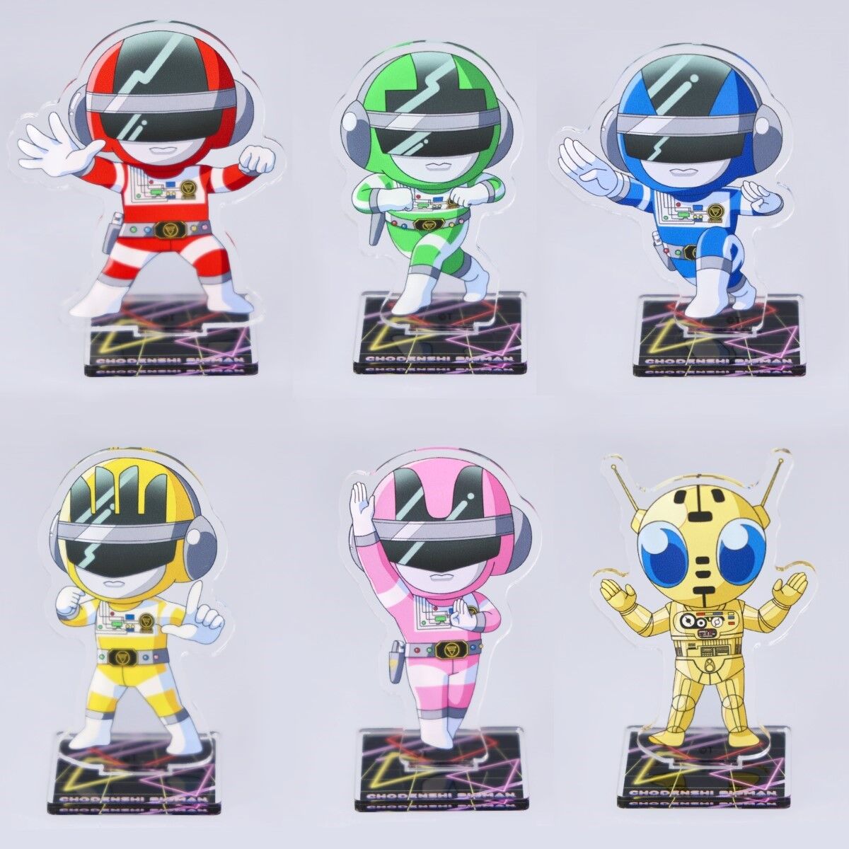 超電子バイオマン×AIKA ELECTRONICS アクリルスタンド