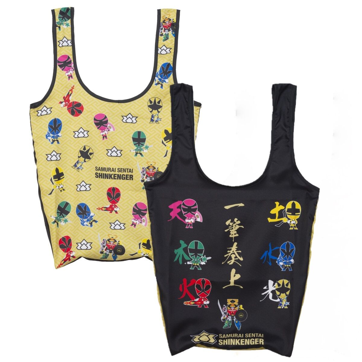 侍戦隊シンケンジャー デフォルメ たためるトートバッグ（中