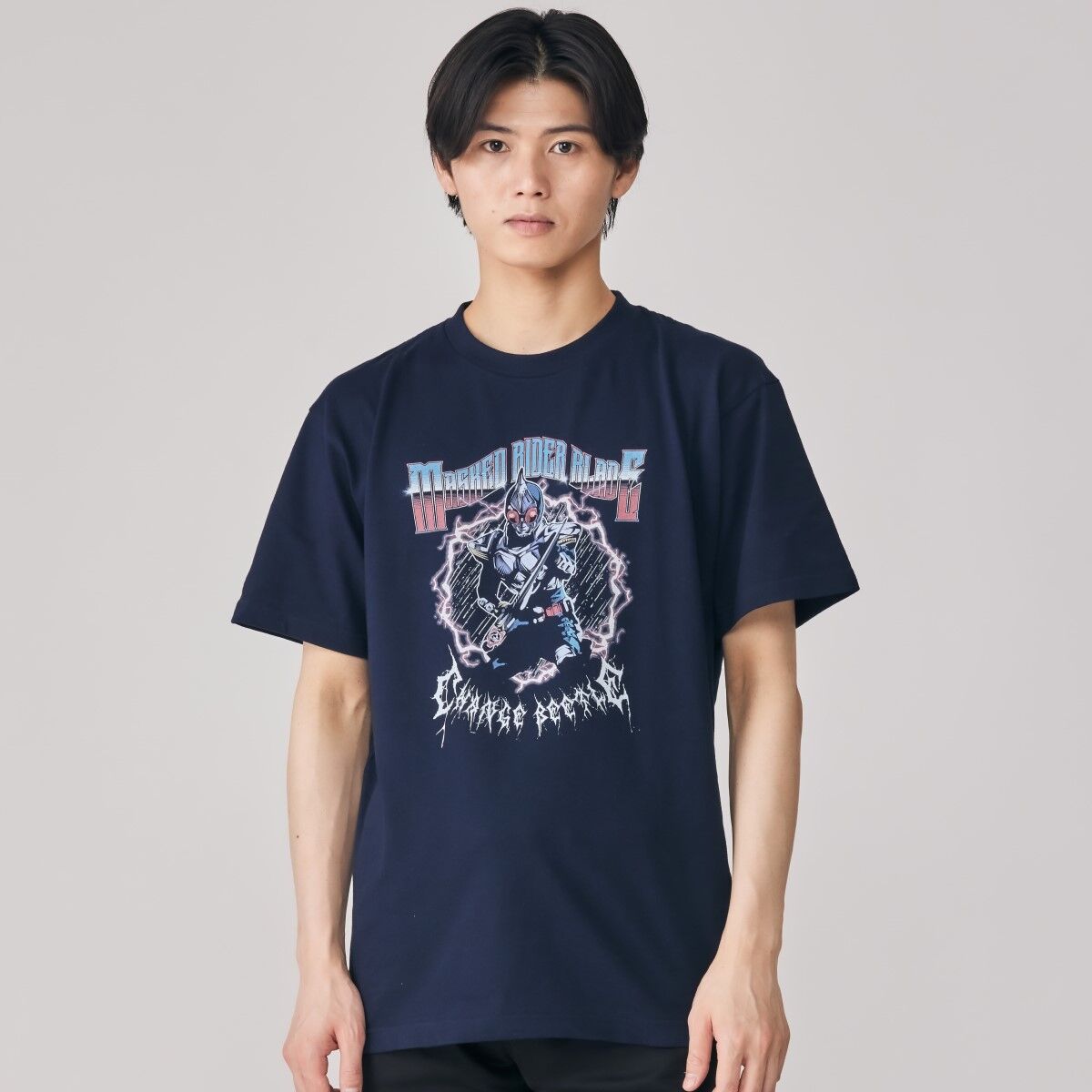 東映ヒーローTシャツ 仮面ライダー剣（ブレイド） アメコミ風デザイン  