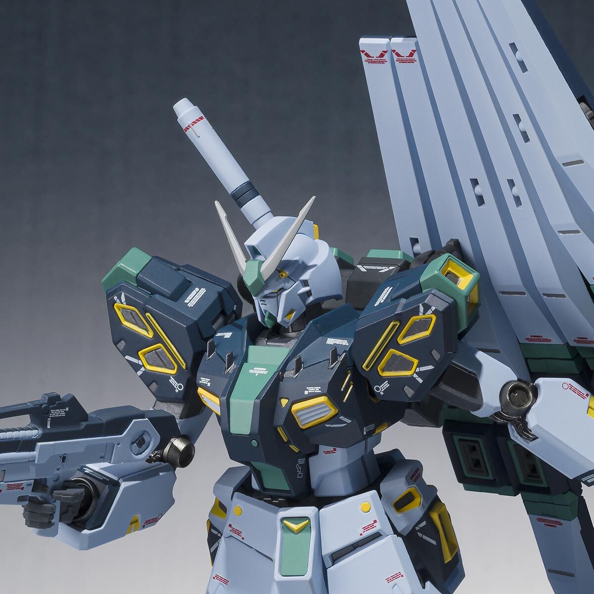 METAL ROBOT魂 （Ka signature） ＜SIDE MS＞ 量産型νガンダム（フィン・ファンネル装備） | 機動戦士ガンダム  逆襲のシャア フィギュア・プラモデル・プラキット | アニメグッズ ・おもちゃならプレミアムバンダイ｜バンダイナムコグループの公式通販サイト