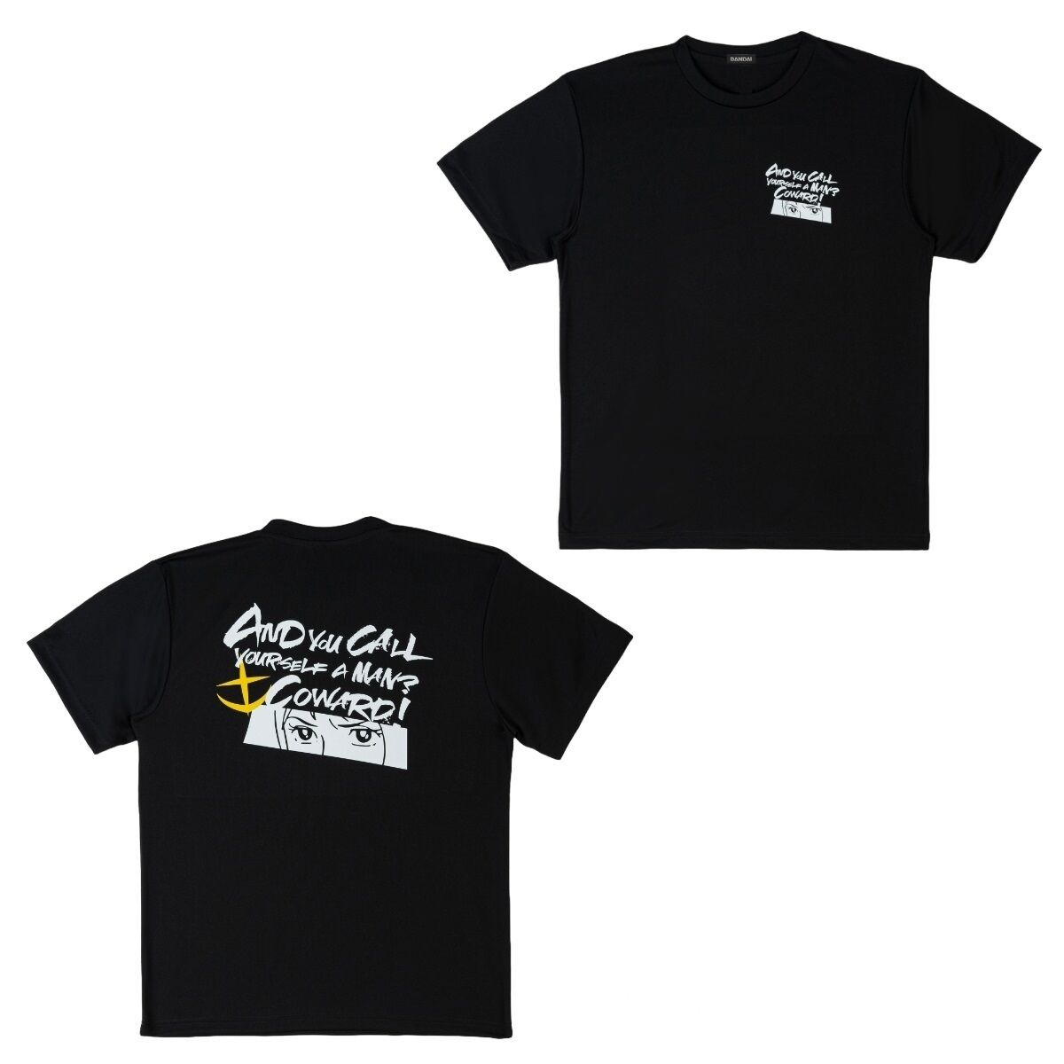機動戦士ガンダム 応援セリフシリーズ ライトTシャツ それでも男ですか