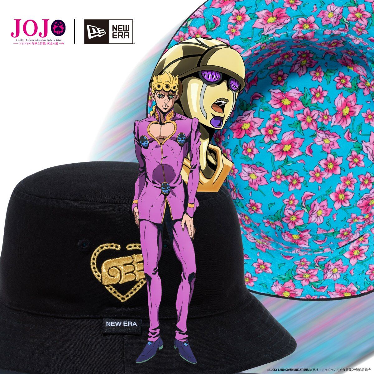 ジョジョの奇妙な冒険 黄金の風』×NEW ERA Bucket-01（全2種） | j-hobby Collection