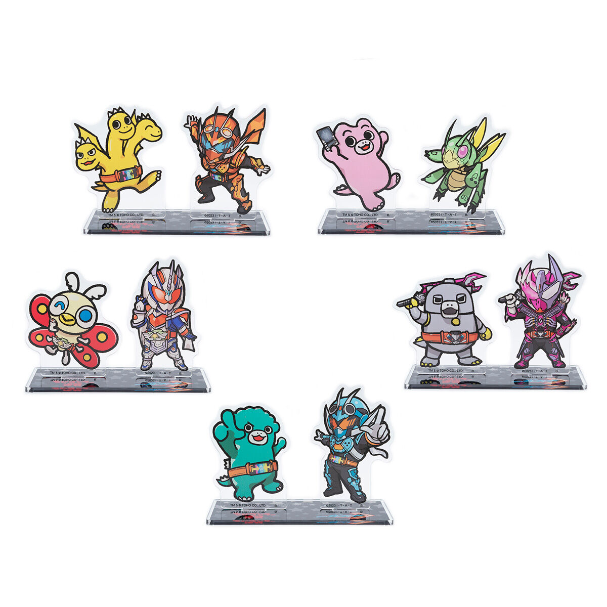 仮面ライダーガッチャード×ちびゴジラの逆襲 アクリルスタンド