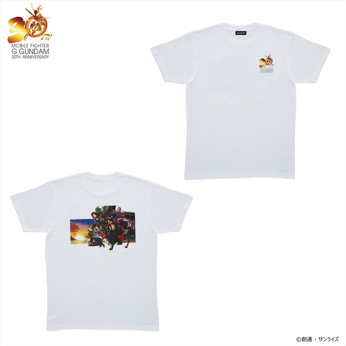 機動武闘伝Gガンダム 30周年記念イラスト フルカラーTシャツ 【2024年 