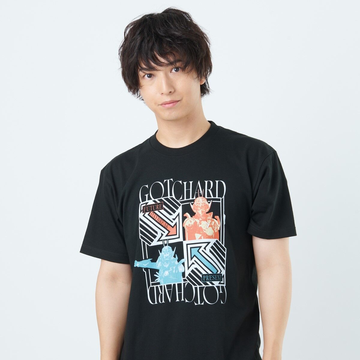 仮面ライダーガッチャード Tシャツ ガッチャード＆デイブレイク柄