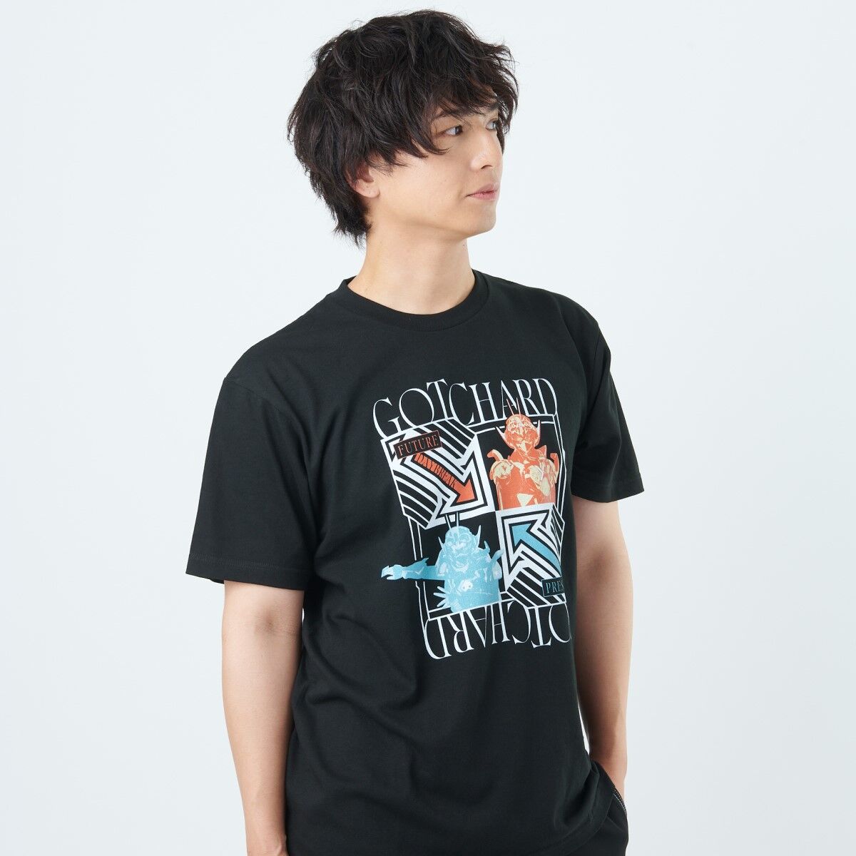 仮面ライダーガッチャード Tシャツ ガッチャード＆デイブレイク柄