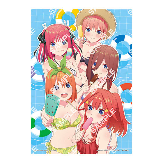 ジャンボカードダス/フラットガシャポン】五等分の花嫁∽ クリアポスターコレクション２｜ガシャポンオフィシャルサイト