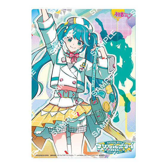 ジャンボカードダス/フラットガシャポン】初音ミク「マジカルミライ 2024」 クリアビジュアルポスター｜ガシャポンオフィシャルサイト