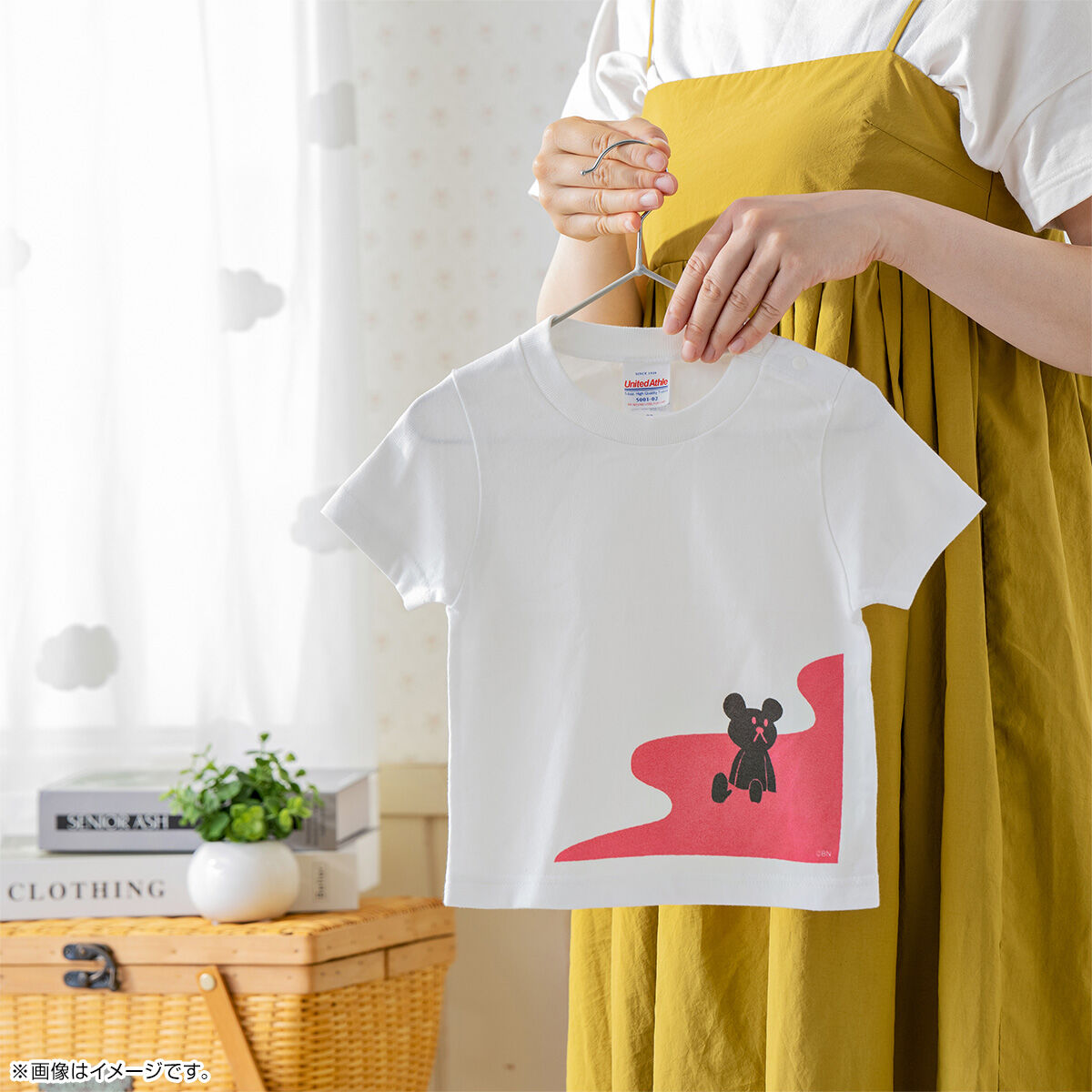 くまのがっこう 子どもTシャツ（ペンキ チャッキー） | くまの