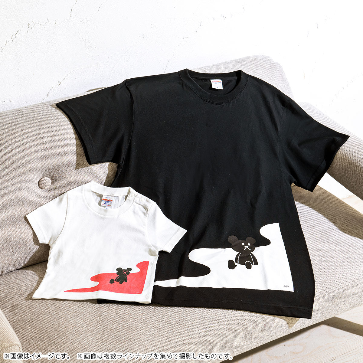 【超お買い得!】 くまのがっこう 子どもTシャツ(ペンキ チャッキー) | くまの ボーイズ
