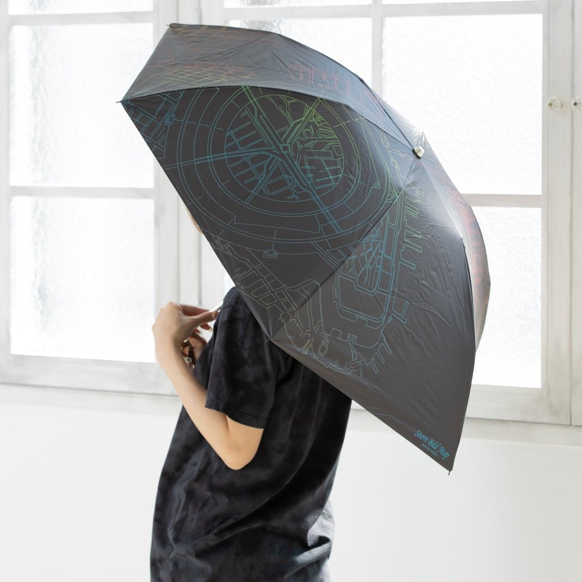 TIGER & BUNNY 晴雨兼用折り畳み傘 シュテルンビルト地図柄 | TIGER