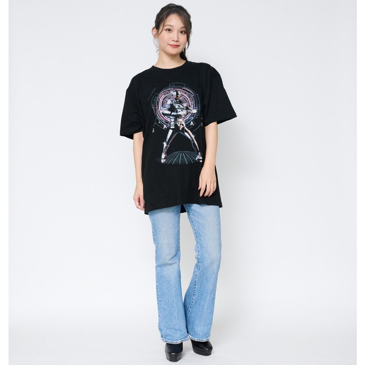東映ヒーローTシャツ 宇宙刑事ギャバン サイバー柄 | 仮面