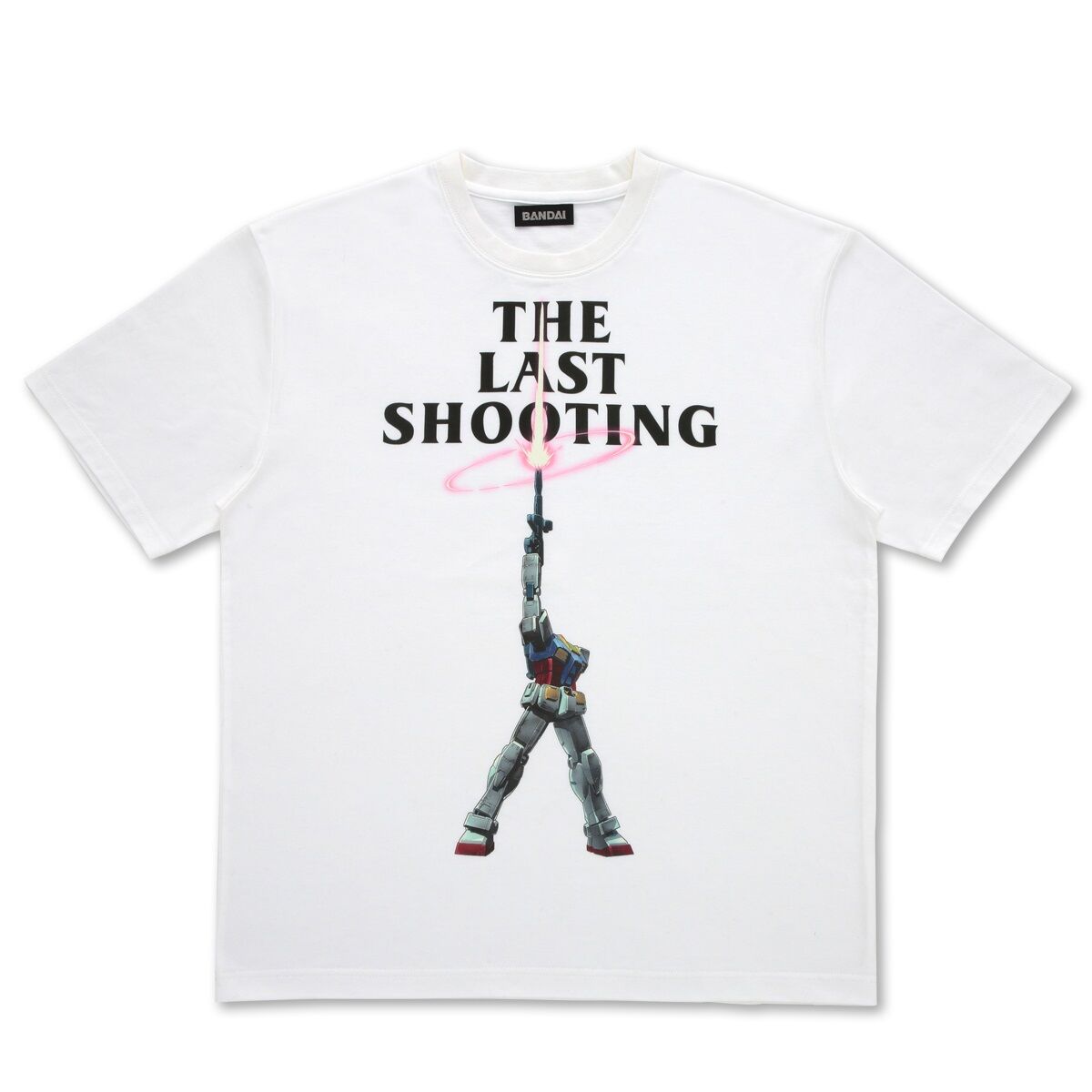 機動戦士ガンダム 光るイラストシリーズ Tシャツ THE LAST SHOOTING