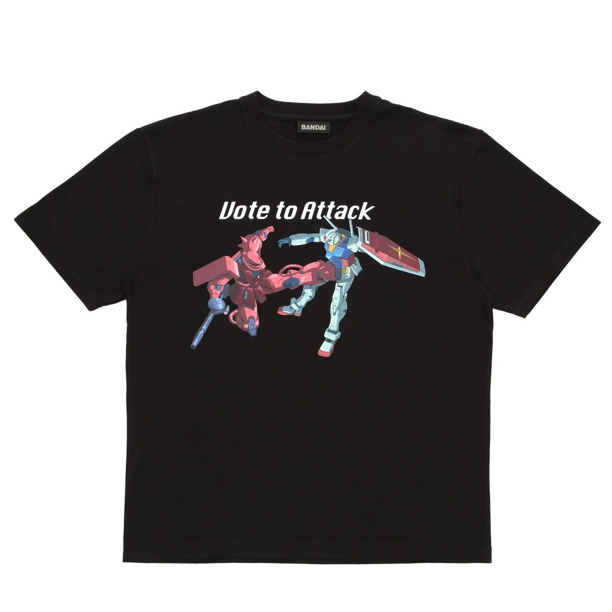 機動戦士ガンダム 光るイラストシリーズ Tシャツ ガンダム＆シャア専用