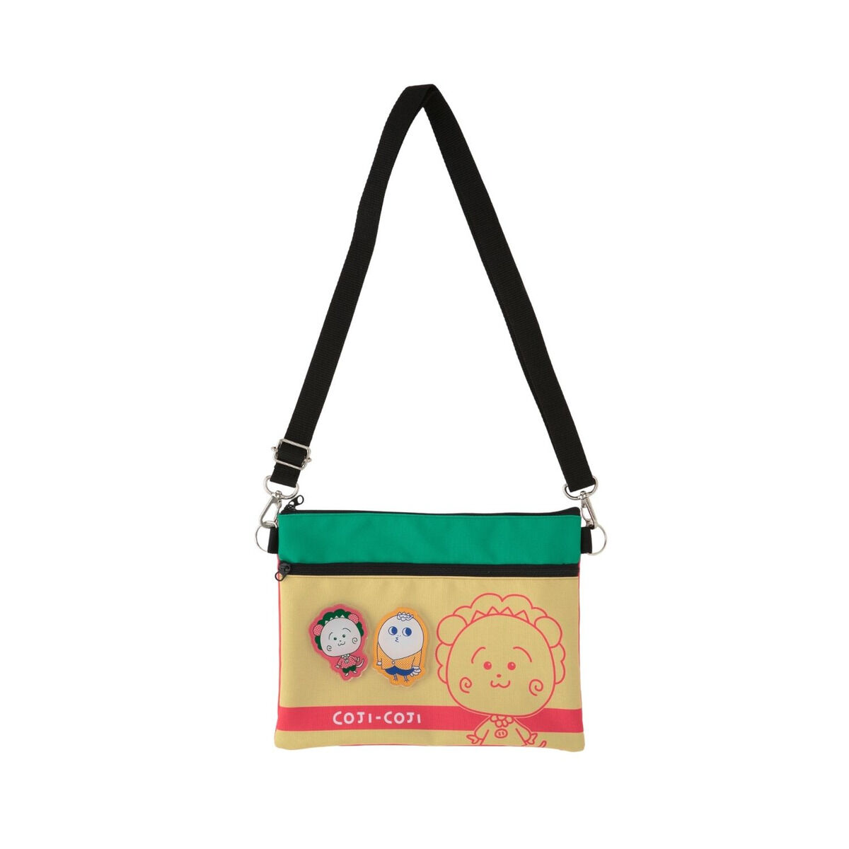 コジコジ アクリルバッジ付きサコッシュ【2024年12月発送分