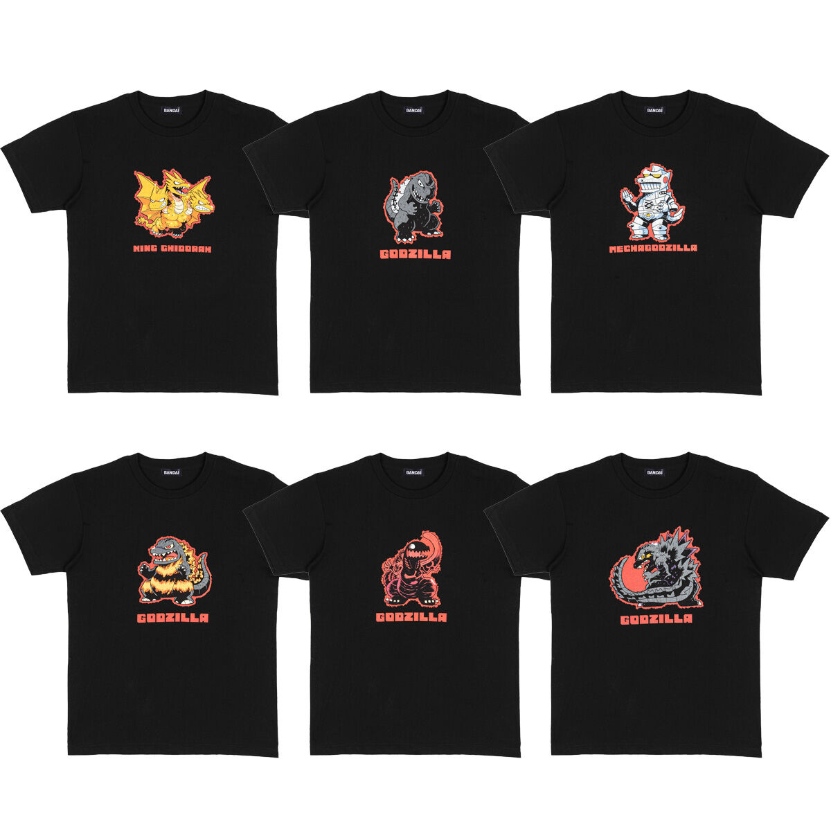 ゴジラ デフォルメTシャツ（全6種）【2025年1月発送分】 | ゴジラ