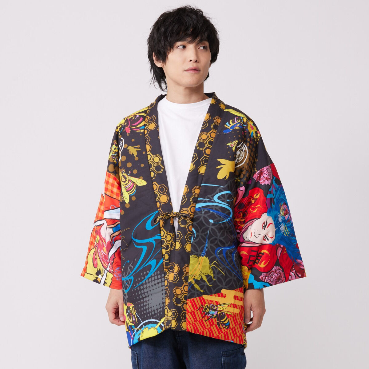 王様戦隊キングオージャー　カグラギ　羽織 王様戦隊キングオージャー×h.NAOTO カグラギ・ディボウスキ 着物