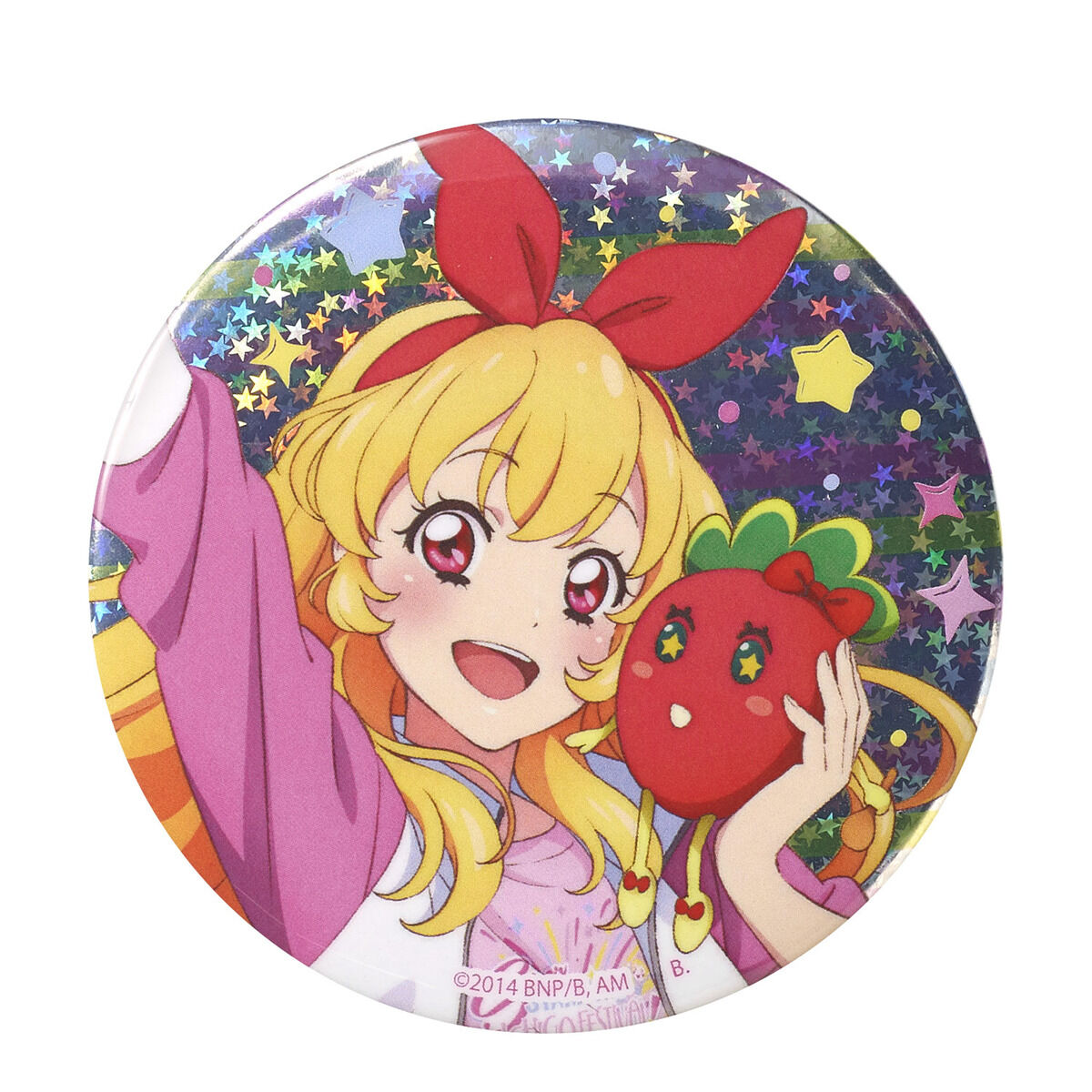 予約販売】星宮いちご スタッフジャンパーver. ホロ缶バッジ | アイカツ！シリーズ ファッション・アクセサリー | アニメグッズ  ・おもちゃならプレミアムバンダイ｜バンダイナムコグループの公式通販サイト