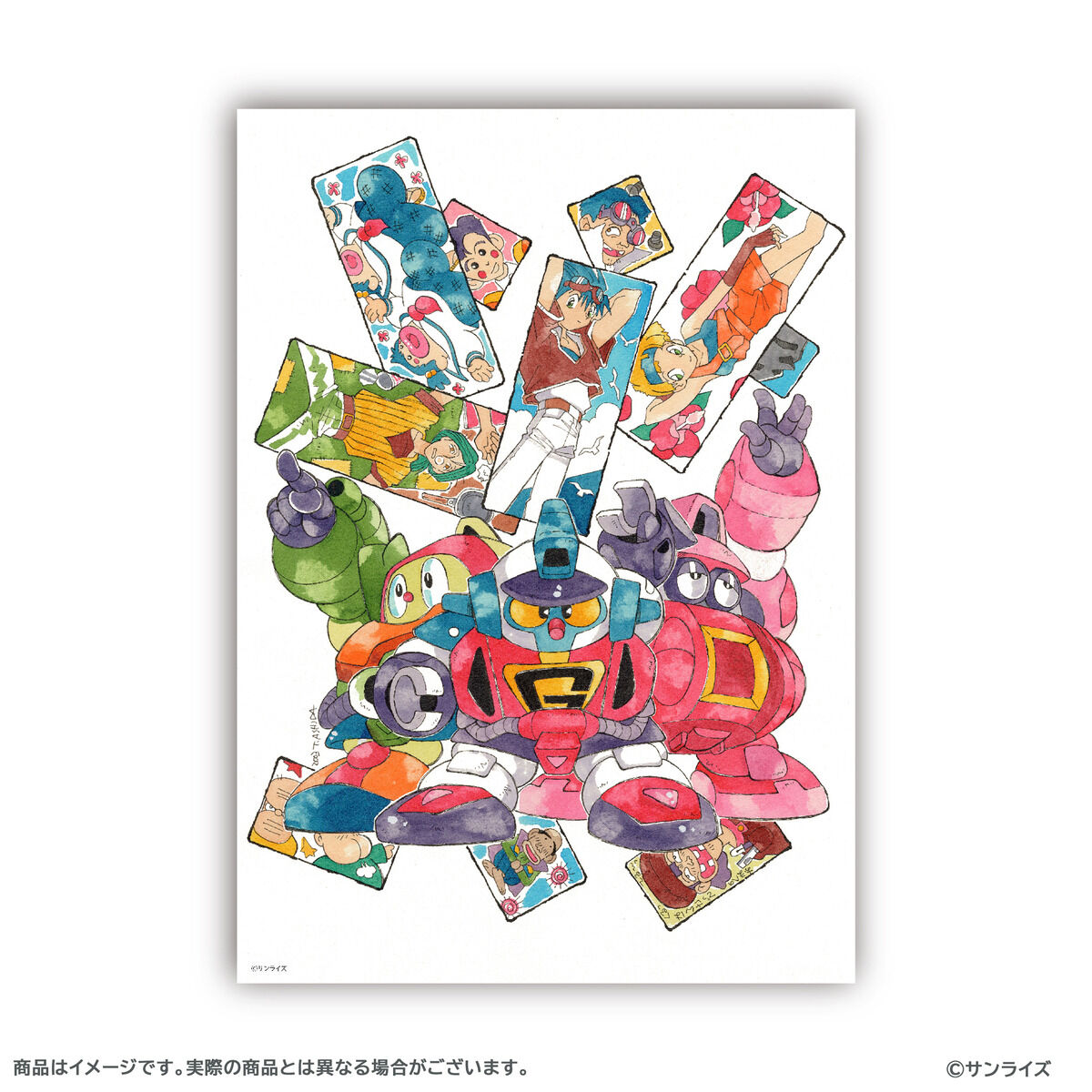 超力ロボ ガラット アートプリント | インテリア・キッチン | アニメ