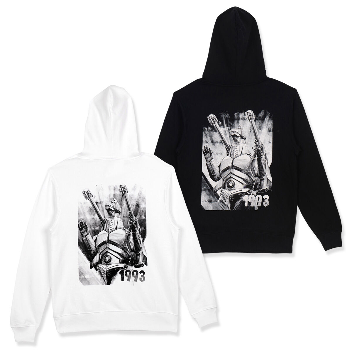 ゴジラ モノクロデザインパーカー スーパーメカゴジラ | ゴジラ