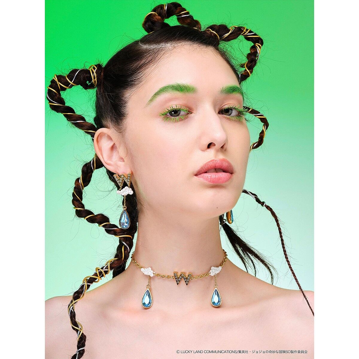 未使用　ジョジョ　ストーンオーシャン　PAMEO POSE ウェザー　チョーカー ジョジョの奇妙な冒険 ストーンオーシャン×PAMEO POSE】ウェザー