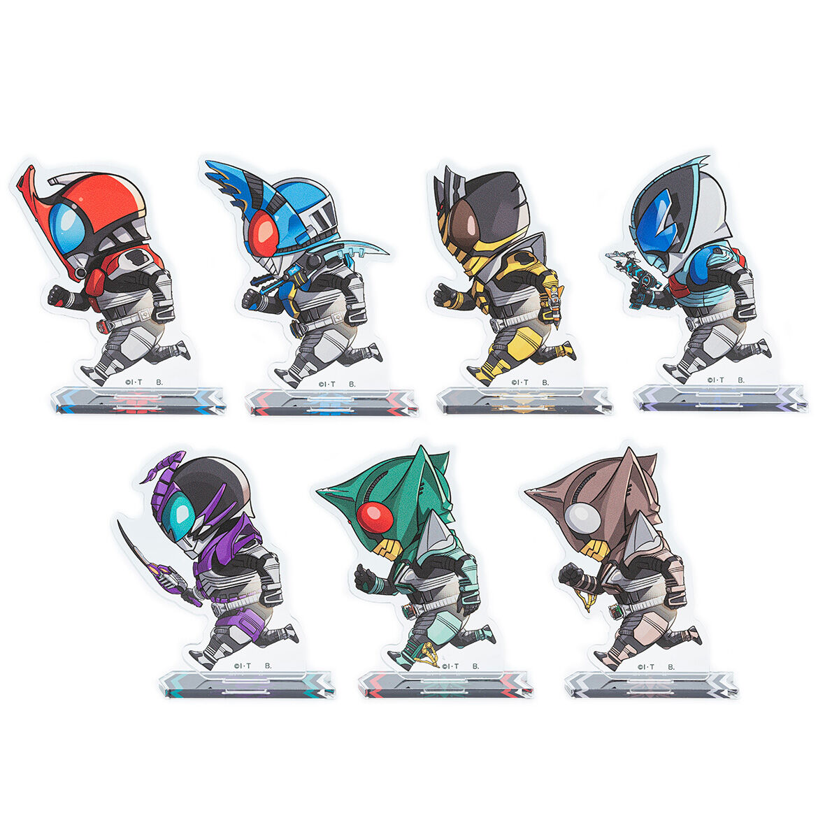 仮面ライダーカブト 走るデフォルメシリーズ アクリルスタンド