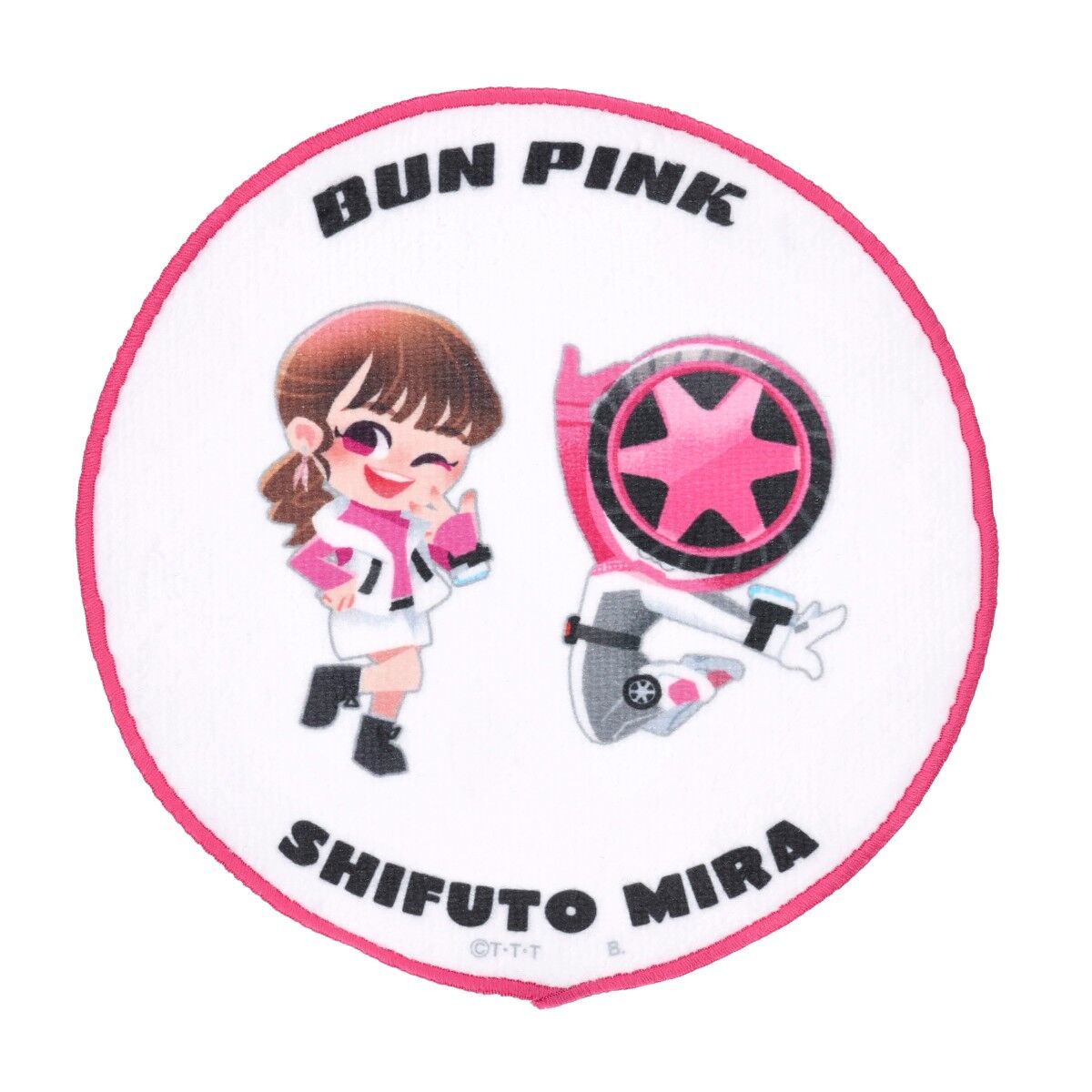 爆上戦隊ブンブンジャー デフォルメ 円形ミニタオル（全6種