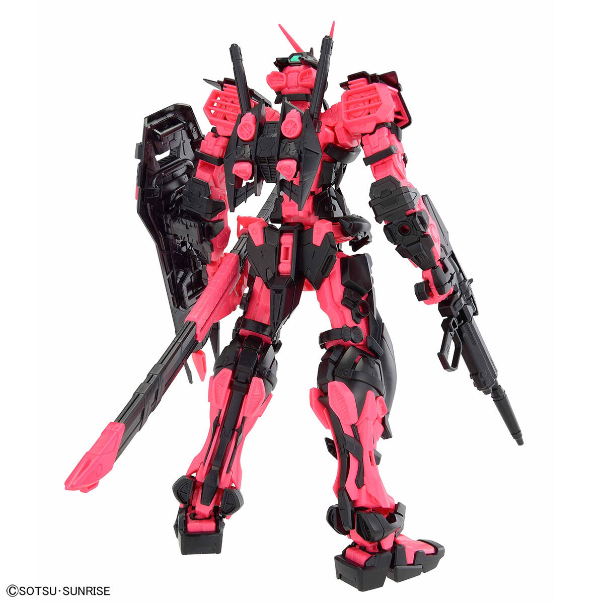 MG 1/100 MBF-P02 Gundam Astray Red Frame(Eco-Pla Recirculation color / Neon Pink)