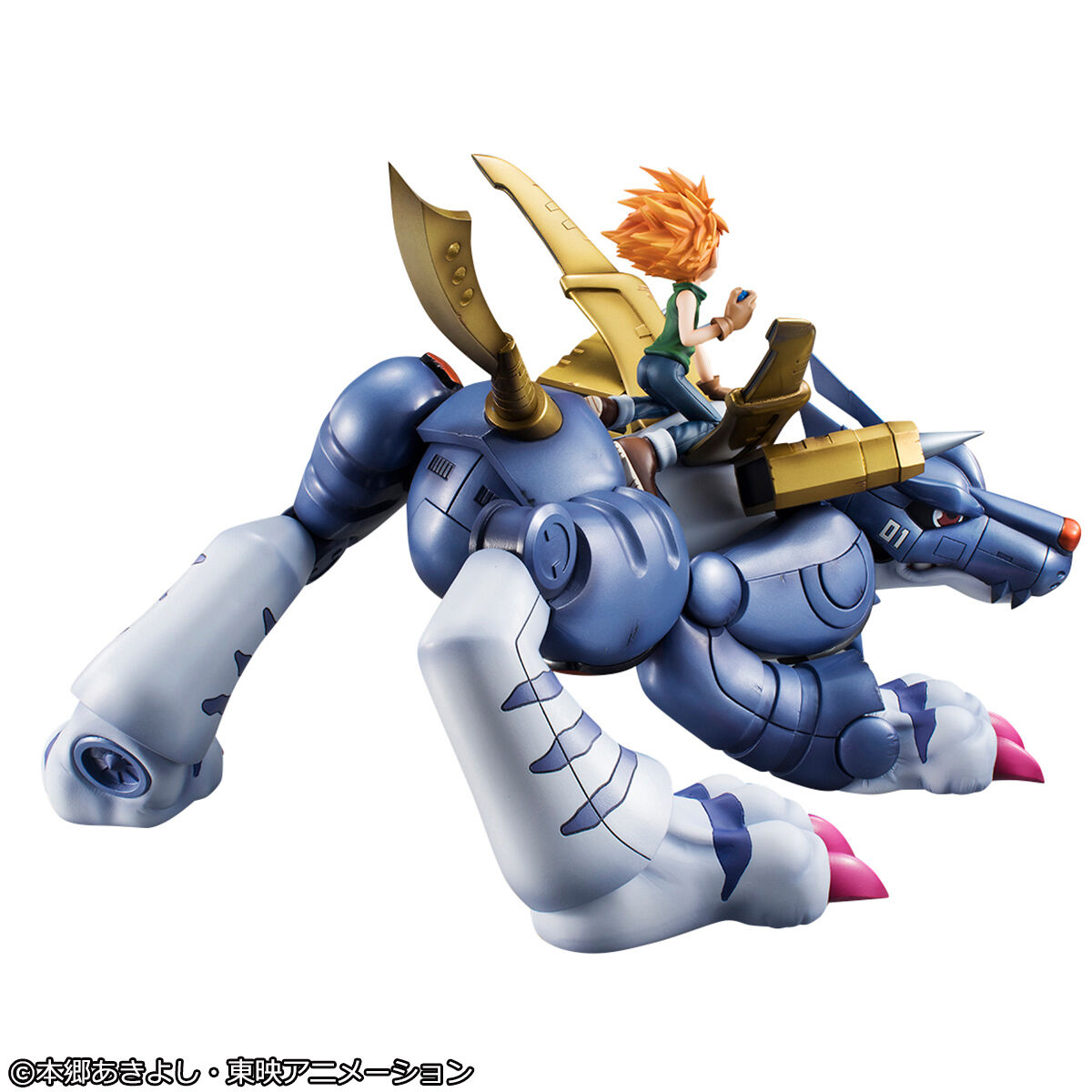 メガハウス メタルガルルモン&石田ヤマト G.E.M.シリーズ Precious G.E.M.シリーズ デジモンアドベンチャー メタル