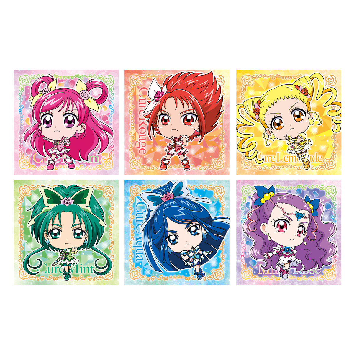 にふぉるめーしょん プリキュアオールスターズ シールウエハース