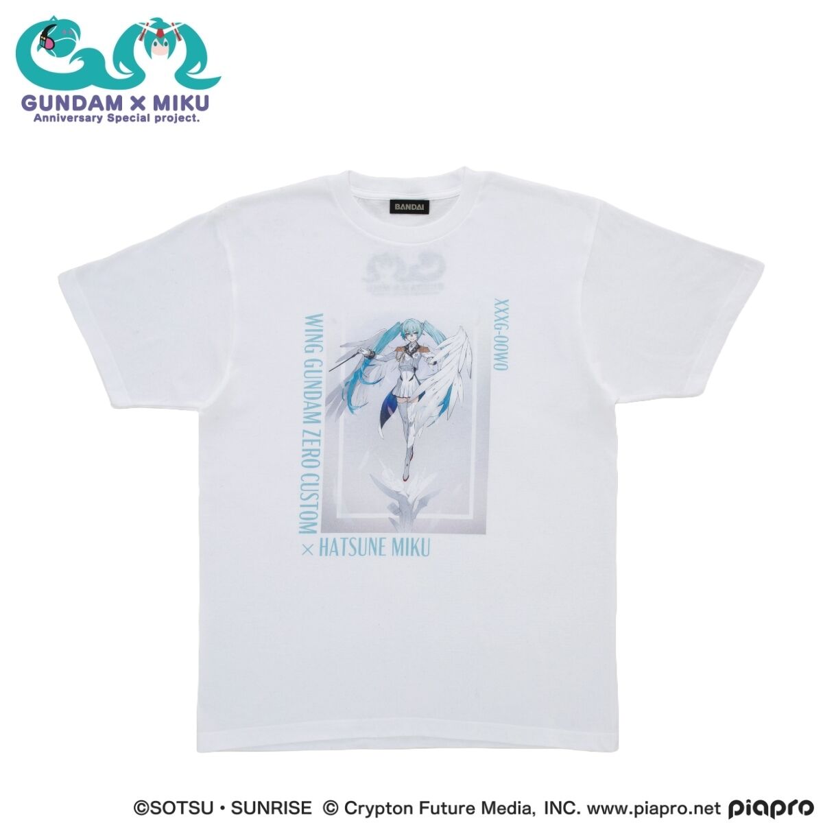 STRICT-G ガンダムW 初音ミク×ウイングガンダムゼロ EW Tシャツ