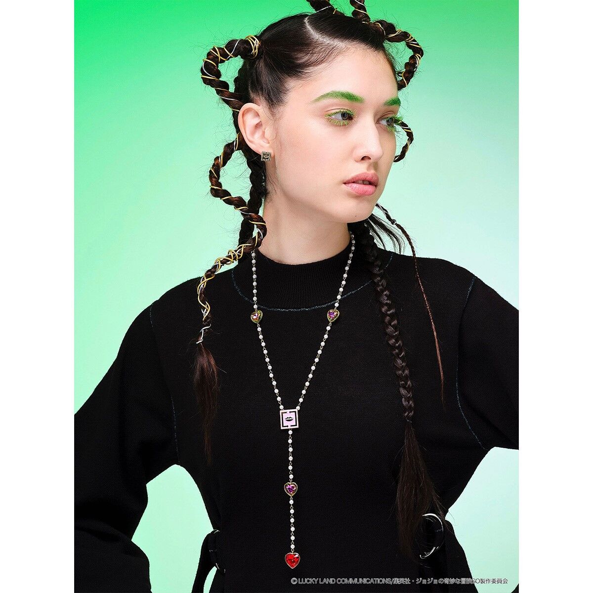 パメオポーズ×ジョジョの奇妙な冒険 ロザリオネックレス ジョジョの奇妙な冒険 ストーンオーシャン×PAMEO POSE】E・コステロ