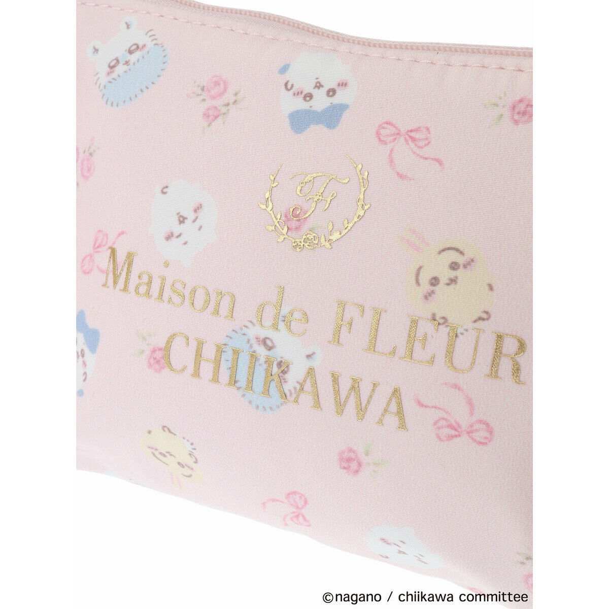 Maison de FLEUR メゾンドフルール 総柄ポーチ ちいかわ Maison de FLEUR×ちいかわ 総柄ポーチ【5月お届け】 | ちいかわ