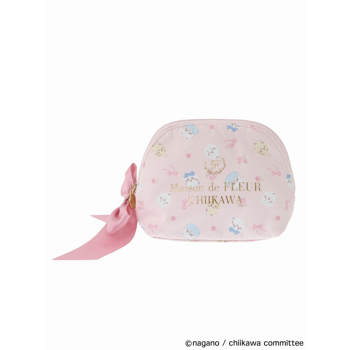 Maison de FLEUR×ちいかわ 総柄ラウンドポーチ【5月お届け