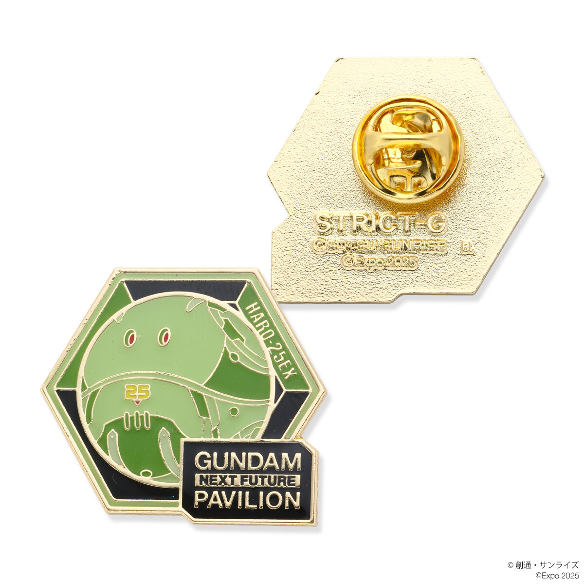 STRICT-G『GUNDAM NEXT FUTURE PAVILION』ピンズ HALO-25EX