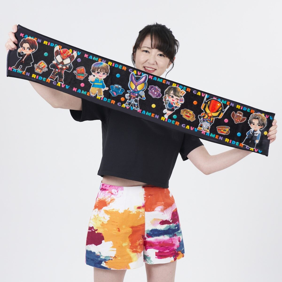 仮面ライダーガヴ デフォルメ マフラータオル | 仮面ライダー