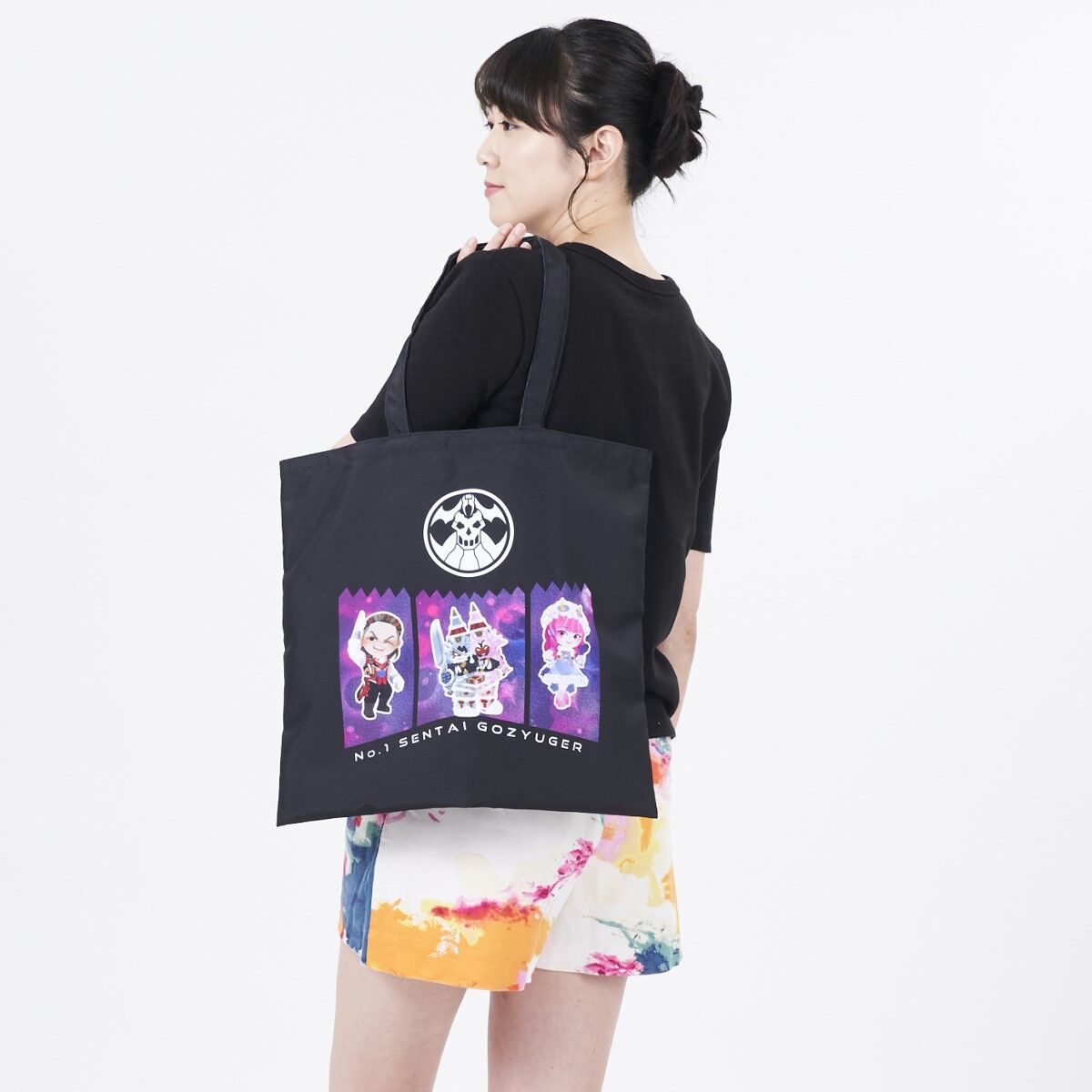 ナンバーワン戦隊ゴジュウジャー デフォルメ トートバッグ | スーパー