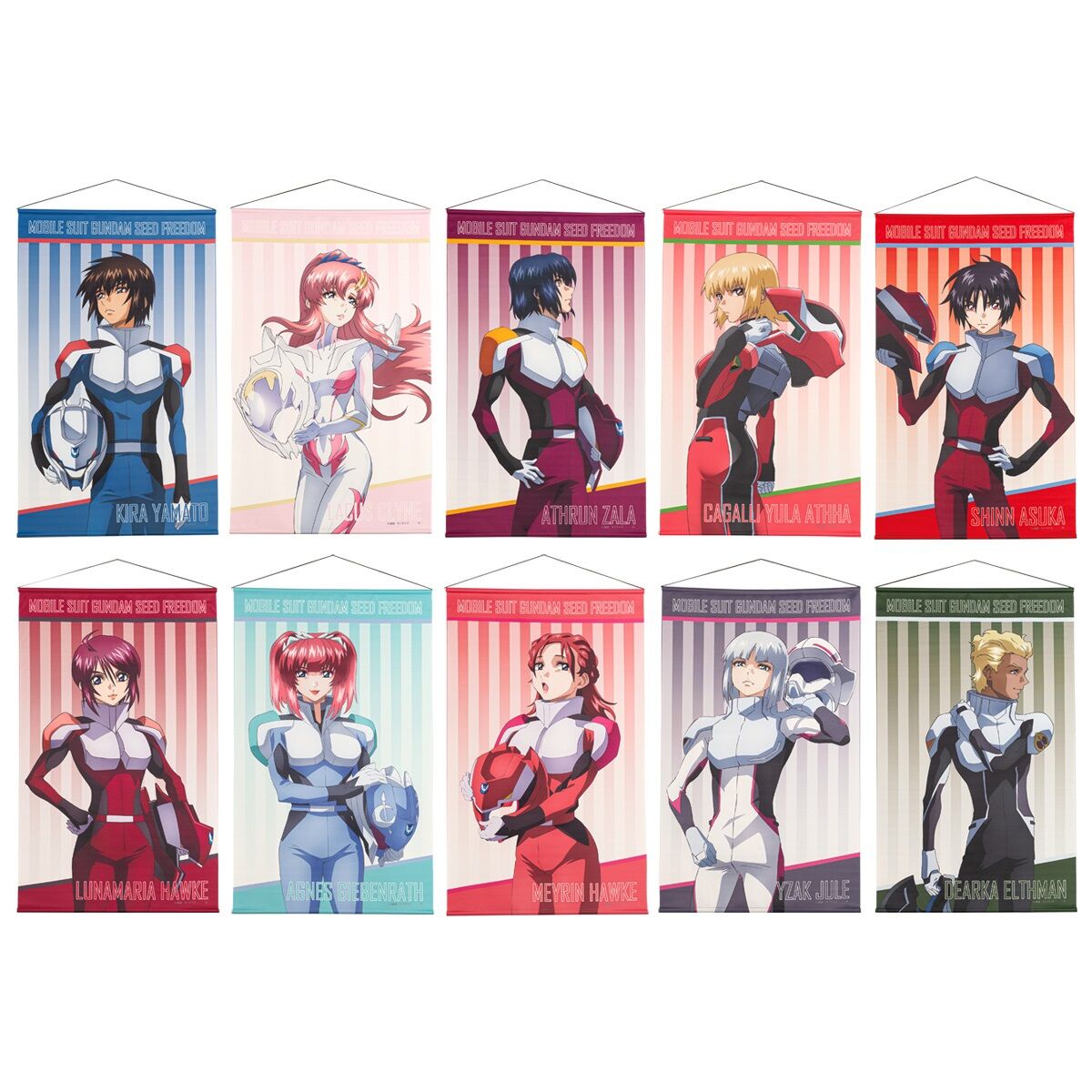 ガンダム SEED FREEDOM イラスト A5フレーム付き 8点セット