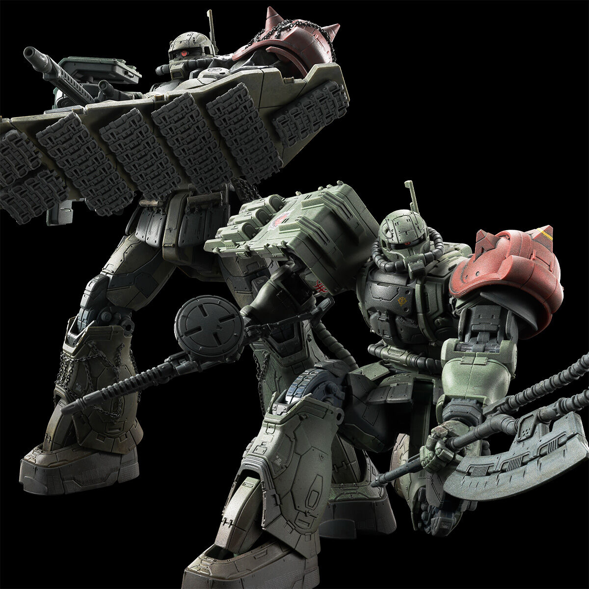 HG 1/144 ザクIIF型 ルショーン機&無識別型ザクII HG 1/144 ザクIIF型 ルショーン機&無識別型ザクII