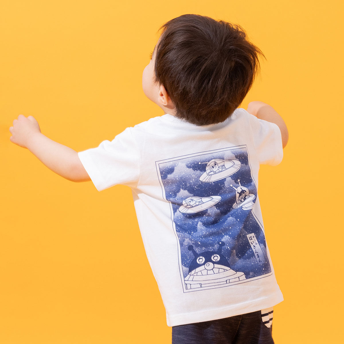 浮世絵風なかまたち集合Tシャツ | それいけ！アンパンマン