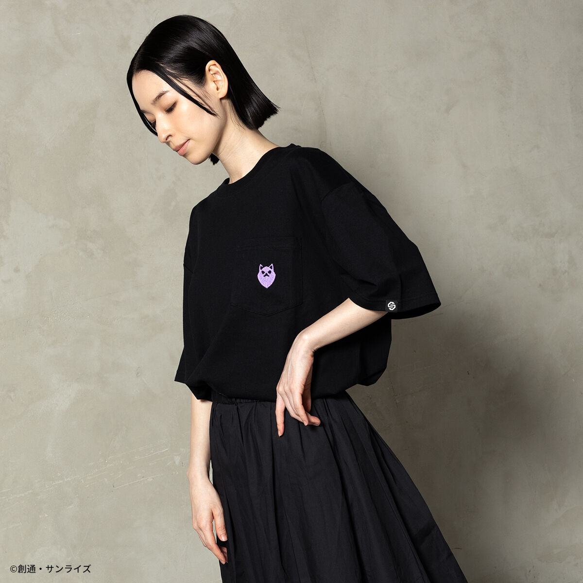 STRICT-G BASIC ジークアクス　ポケット付きTシャツ　ホワイト STRICT-G BASIC『機動戦士Gundam GQuuuuuuX』ポケット付きT