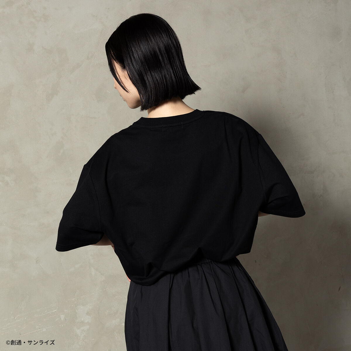 STRICT-G BASIC ジークアクス　ポケット付きTシャツ　ブラック STRICT-G BASIC『機動戦士Gundam GQuuuuuuX』ポケット付き T