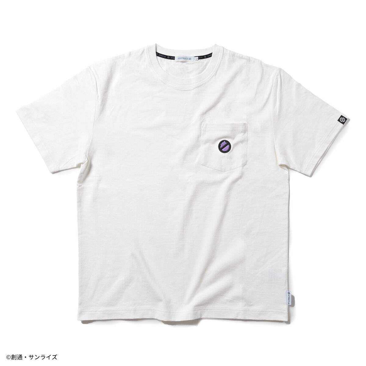 STRICT-G BASIC ジークアクス　ポケット付きTシャツ　ホワイト STRICT-G BASIC『機動戦士Gundam GQuuuuuuX』ポケット付きT
