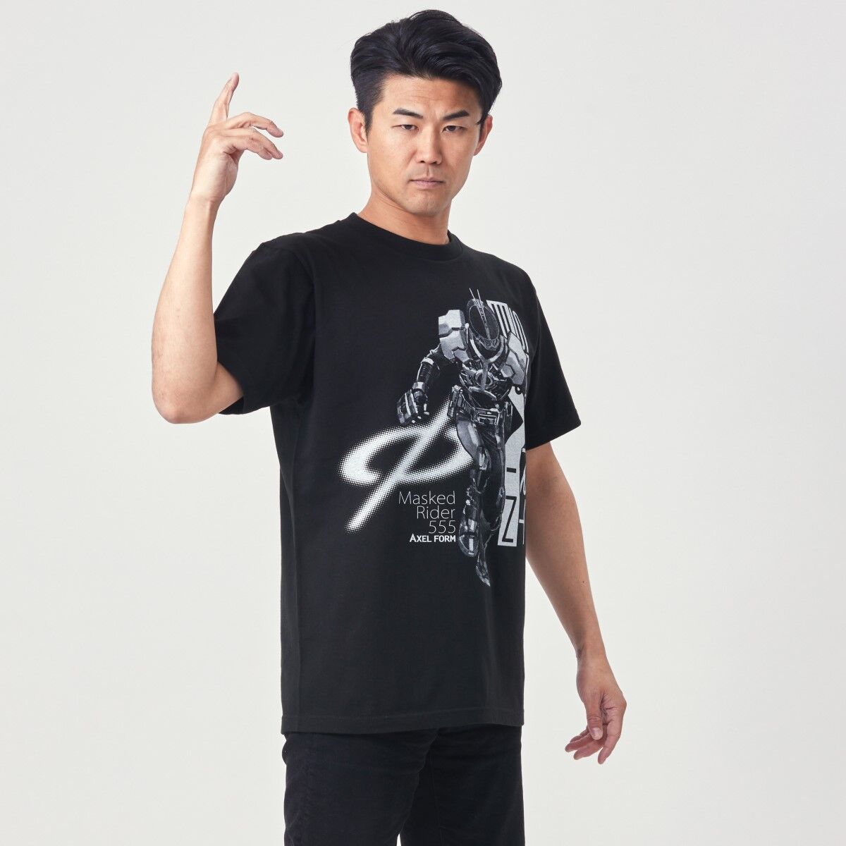 【国内正規総代理店アイテム】 仮面ライダー555 菅原芳人計画 アクセルフォーム 仮面 | Tシャツ 特撮