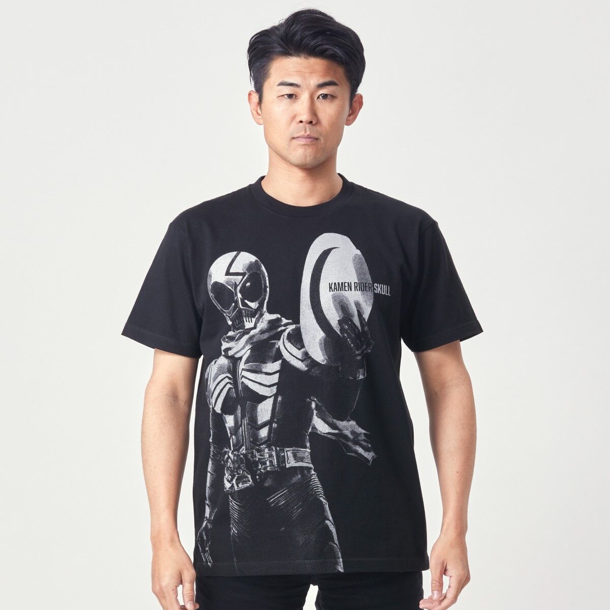 菅原芳人計画 仮面ライダーW 仮面ライダースカル柄Tシャツ | 仮面