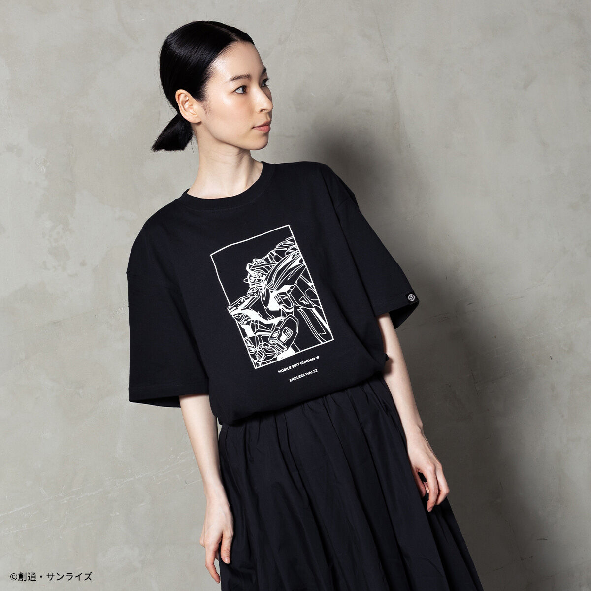 STRICT-G ガンダムW 初音ミク×ウイングガンダムゼロ EW Tシャツ STRICT-G JAPAN『新機動戦記ガンダムW Endless Waltz』筆絵T