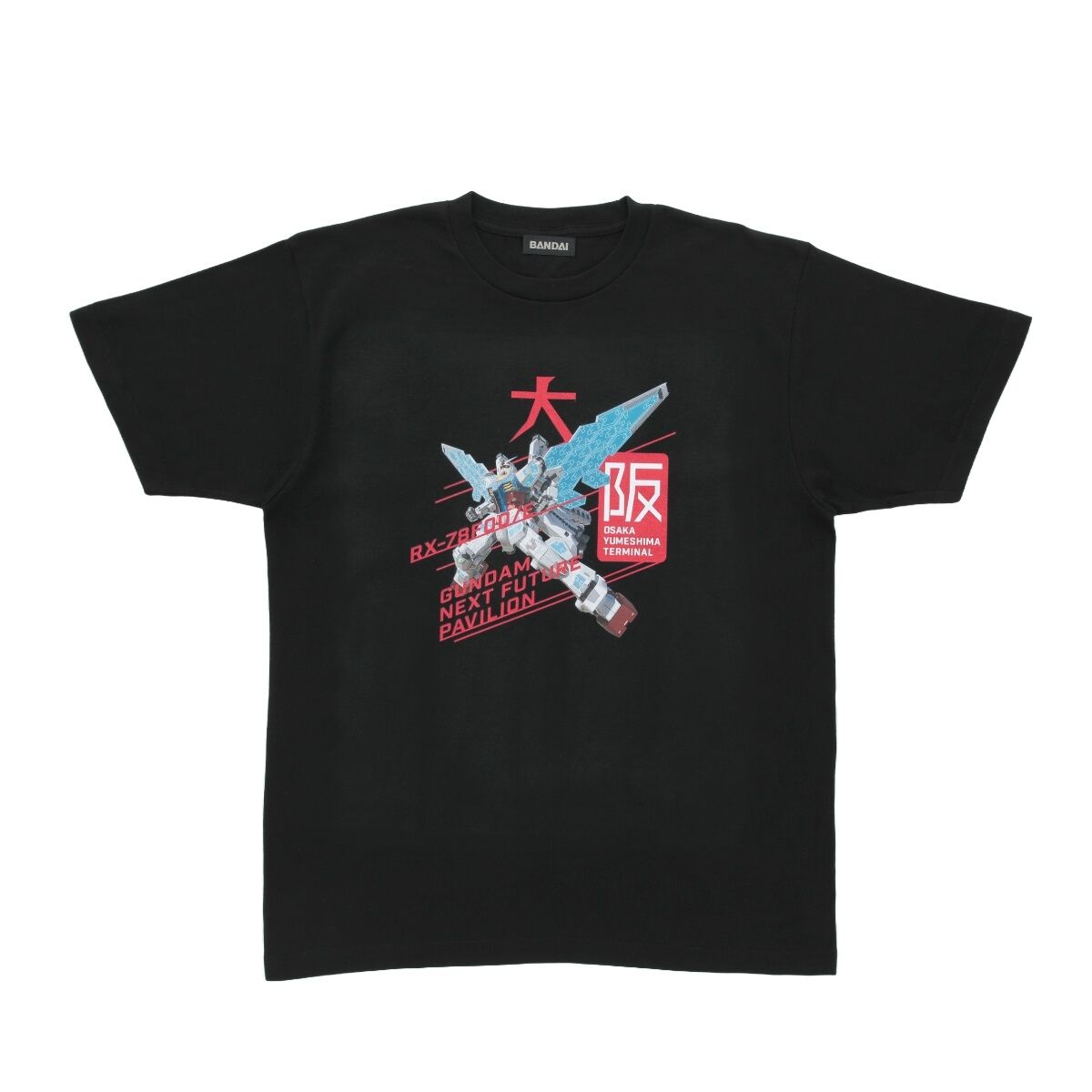 GUNDAM 40周年 コラボ デザイン ホログラムタグ付き tシャツ ② 機動戦士Gundam GQuuuuuuX フルカラーTシャツ GQuuuuuuX 【2025
